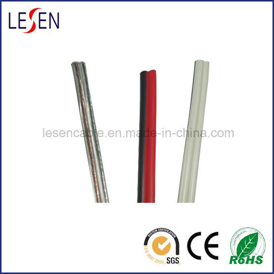 Louder Speaker Cable with Transparent or Red Black PVC
