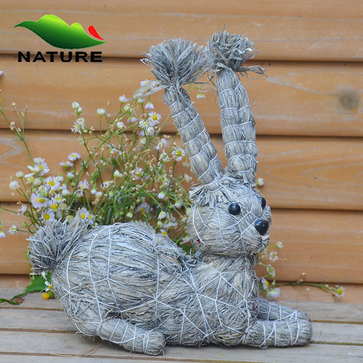 Easter Soft Rabbit with Grass Material for Holiday