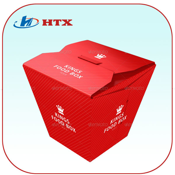 Special Red Artpaper Packing Box for Food