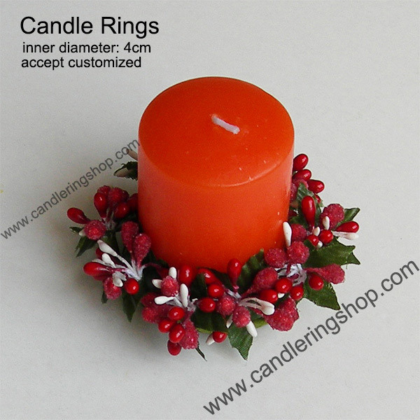 Berry Candle Rings