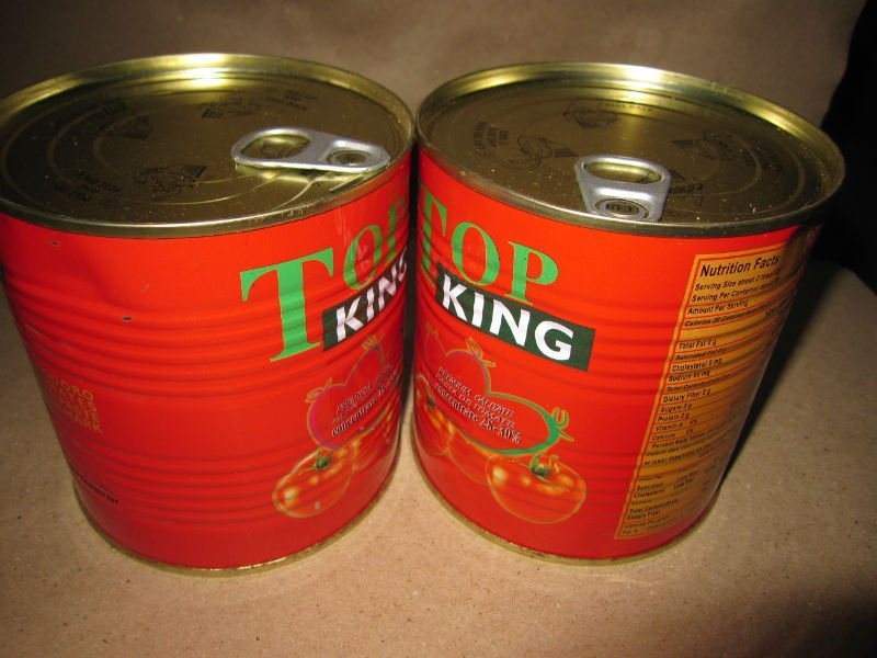 Factory Canned Tomato Paste, Tomato Sauce, Tomato Puree 400g*24tins