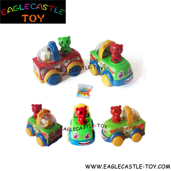 Pull Back Cartoon Car Candy Toy (CXT14211)