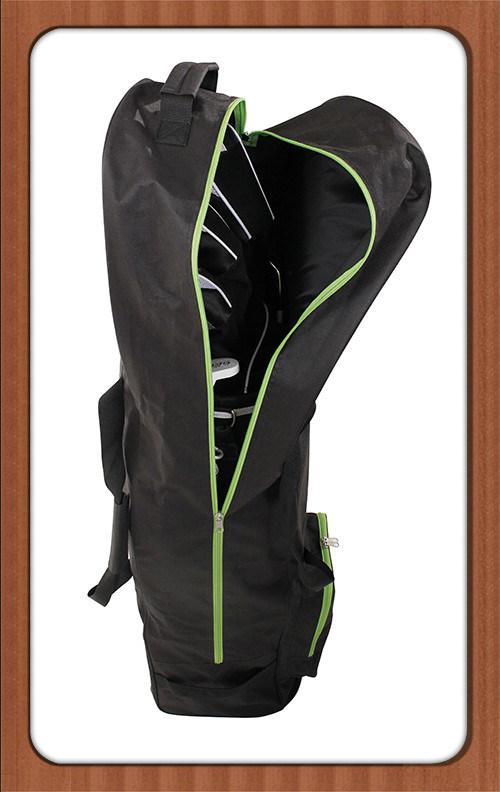 PU Nylon Golf Flight Coverall Bag with Wheels
