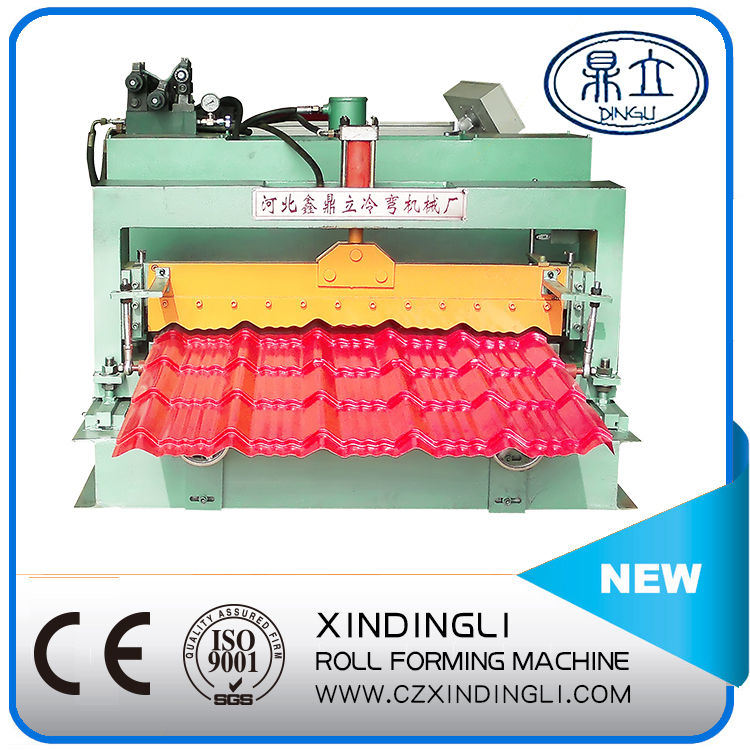 Antique Glazed Tile Roofing Sheet Roll Forming Machinery