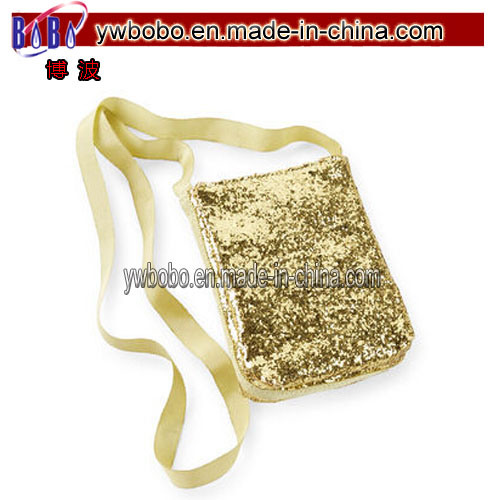 Toddler Girl Holiday Accessories Gold Glitter Satchel Purse (G1025)
