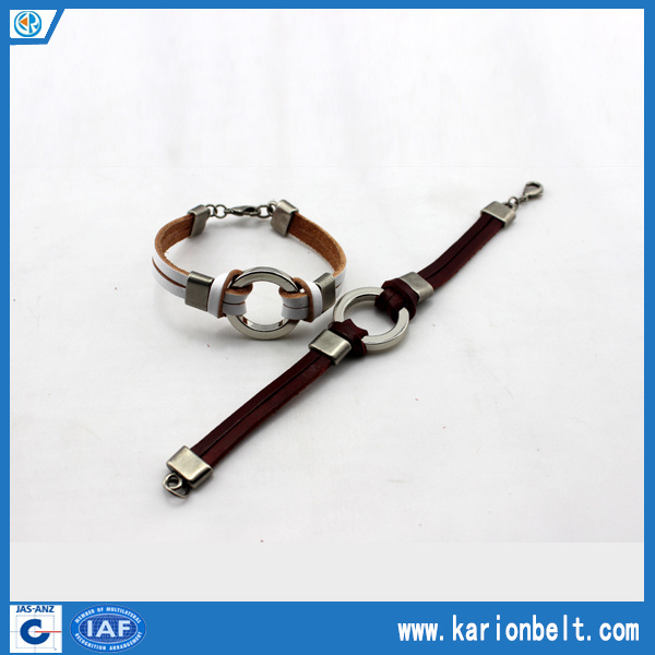 Women's Bracelet Belt with Chains Connect The Strap and Ring Buckle (13KR003)