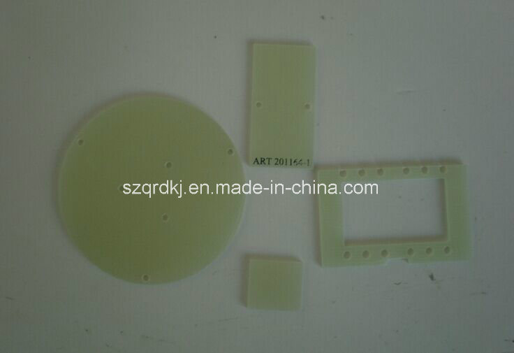 Fr-4 Glass Epoxy Gasket Insulation Sheet CNC Machining OEM (QRD-035)