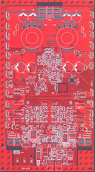 PCB Rigid with Red Solder Mask