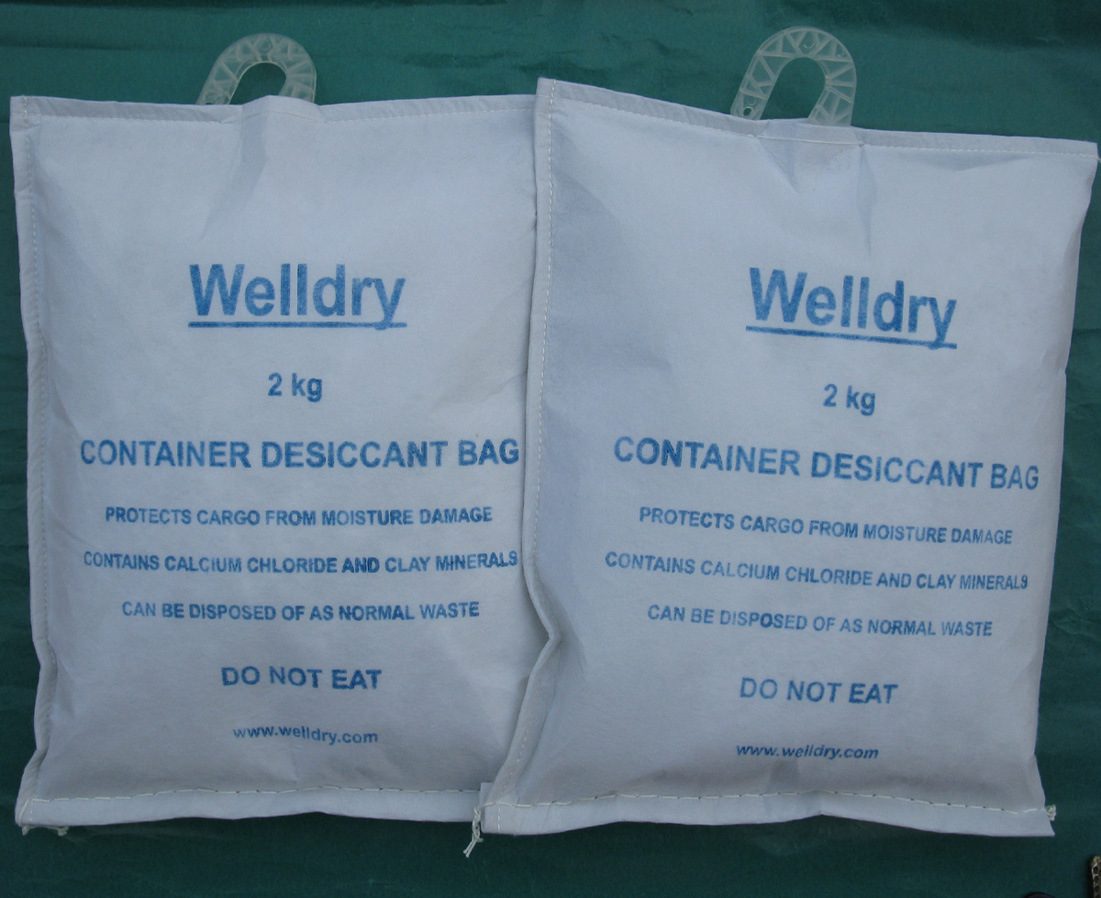Container Desiccant Bag for The Shipping Container of Cocoa Beans or Coffee Beans, 2kg with Hook