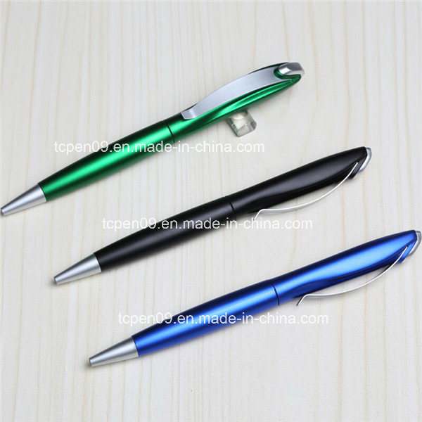 Plastic Ball Pen with Metal Clip (TC1035)