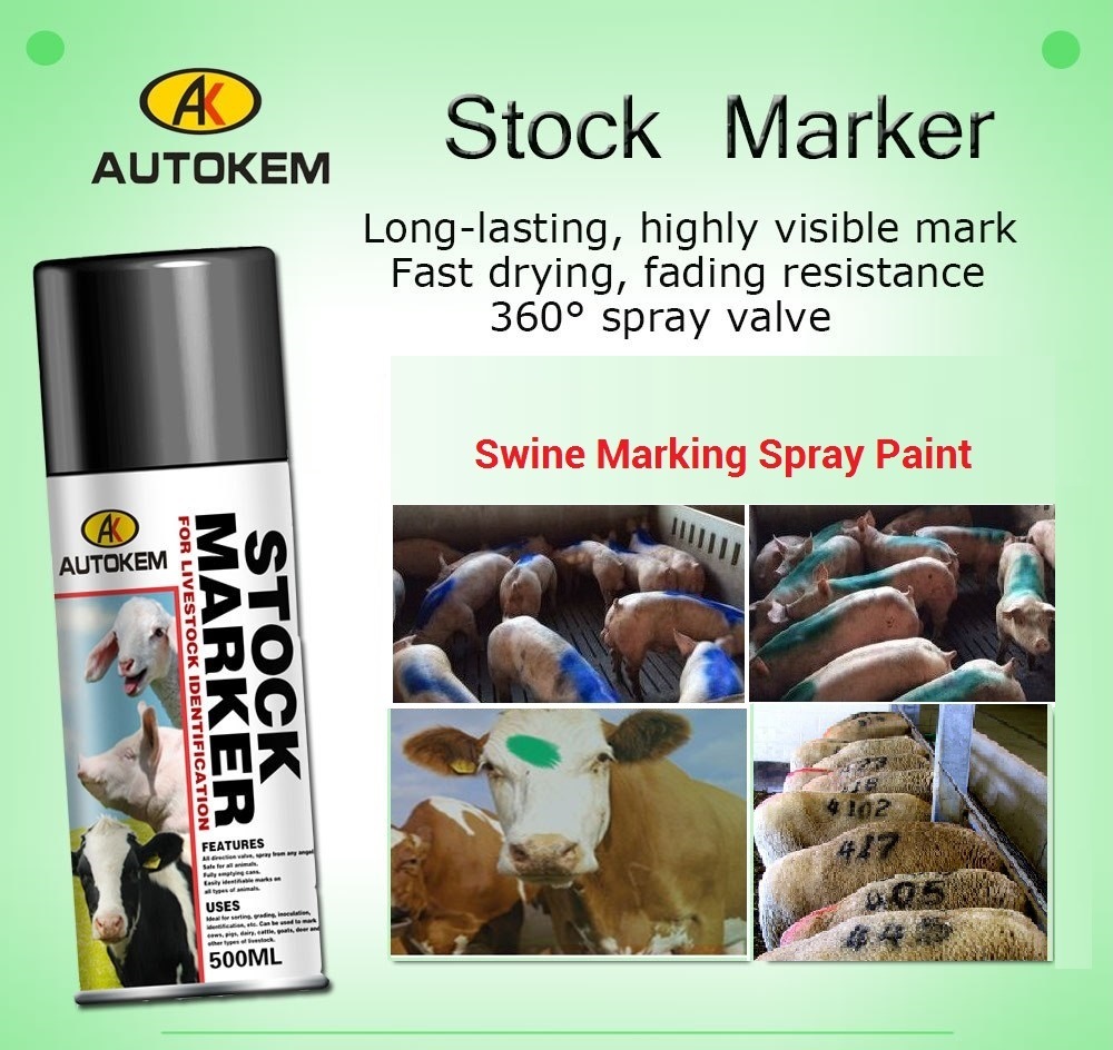 Livestock Marker Spray Paint, Animal Marker Aerosol, All Weather Spray Livestock Marker