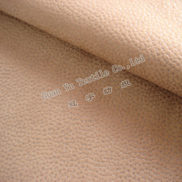 Embossed Short Pile Suede Fabric for Decorative Cloth