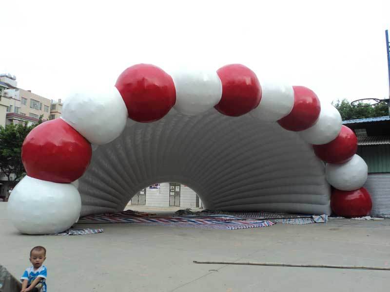 Casual Celebration Lighting Giant Inflatable Party Tent Red, Inflatable Yard Tent Factory