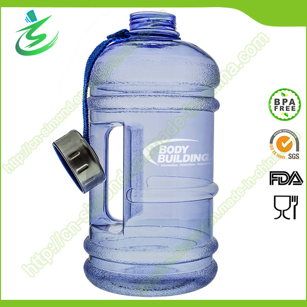 2.2L BPA Free Custom PETG Plastic Water Jug with Handle