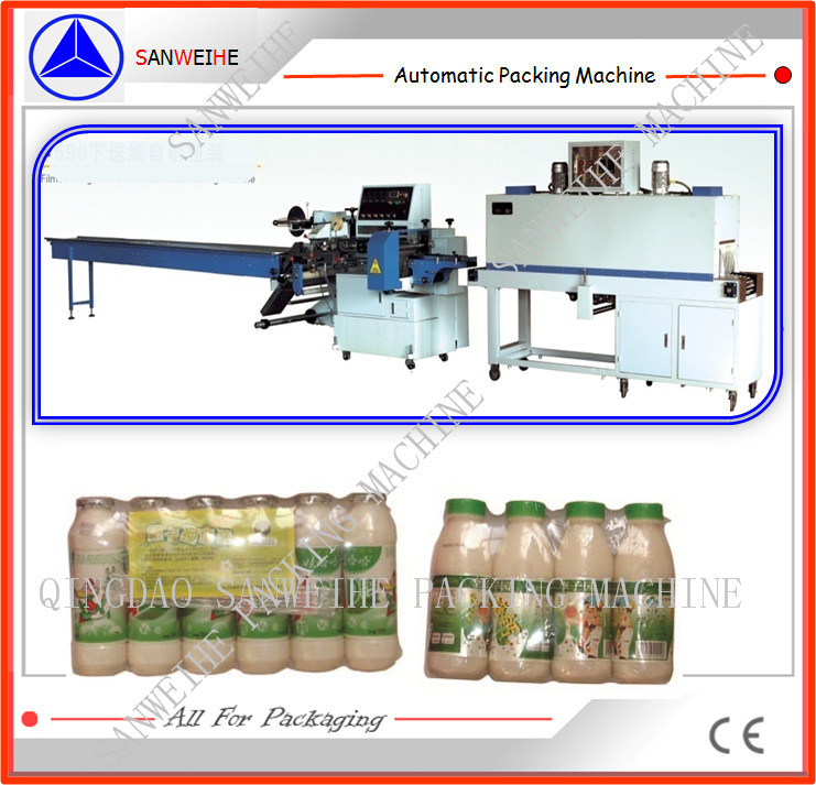 Collective Milk Bottles Shrink Packing Machinery