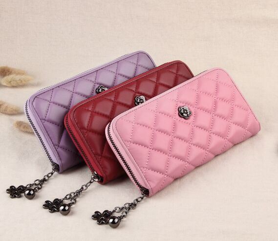 Fashion Card Ladies Purses, Leather Long Wallets for Girls (L3061)