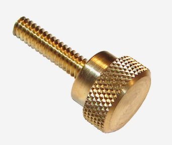 High Precision OEM Brass Knurled Thumb Knob