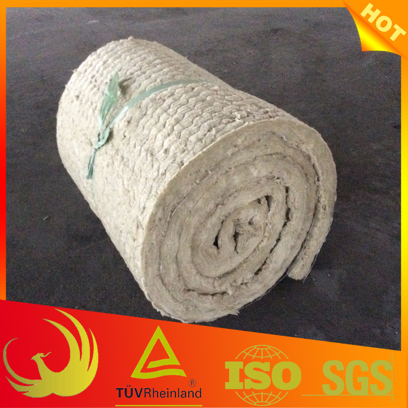 Heat Insulation Material Rockwool Blanket with Chicken Wire Mesh