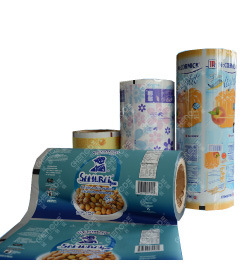 Colorful Printed Packaging Roll Stock for Snacks