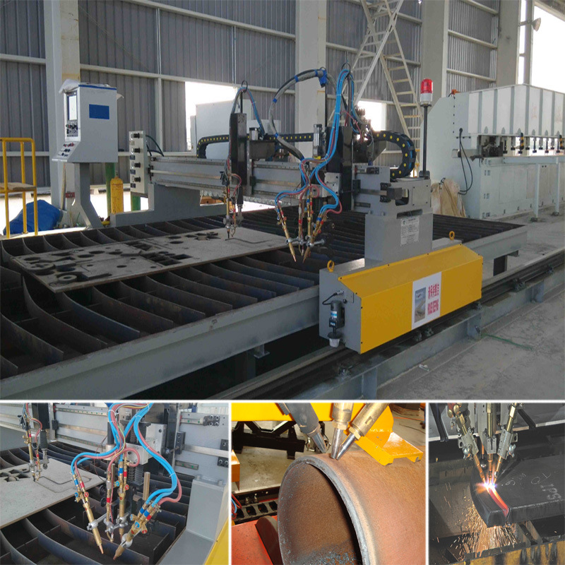 8000mm Drilling Plasma Flame Cutter with Fastcam Nesting for Nonferrous Metal