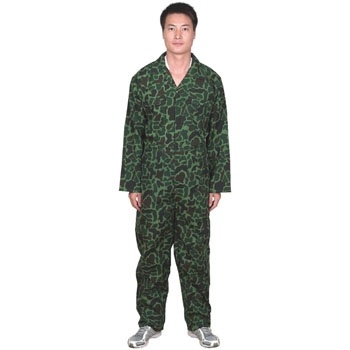 Non-Woven Fabric Safety Work Coverall CE En388 Camouflage Work Clothes