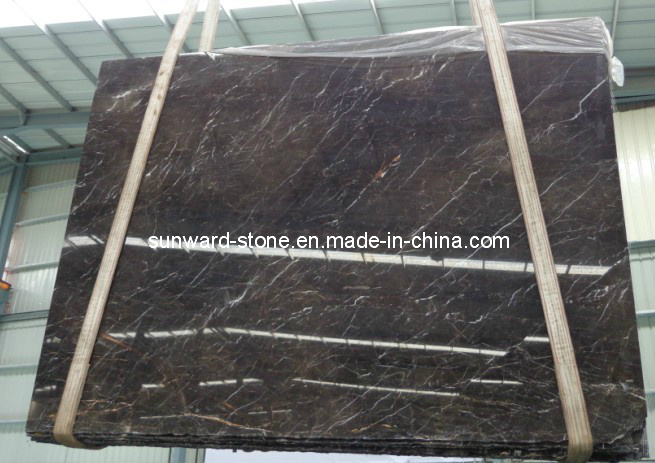 China Brown Marble Gold Jade Marble Slab