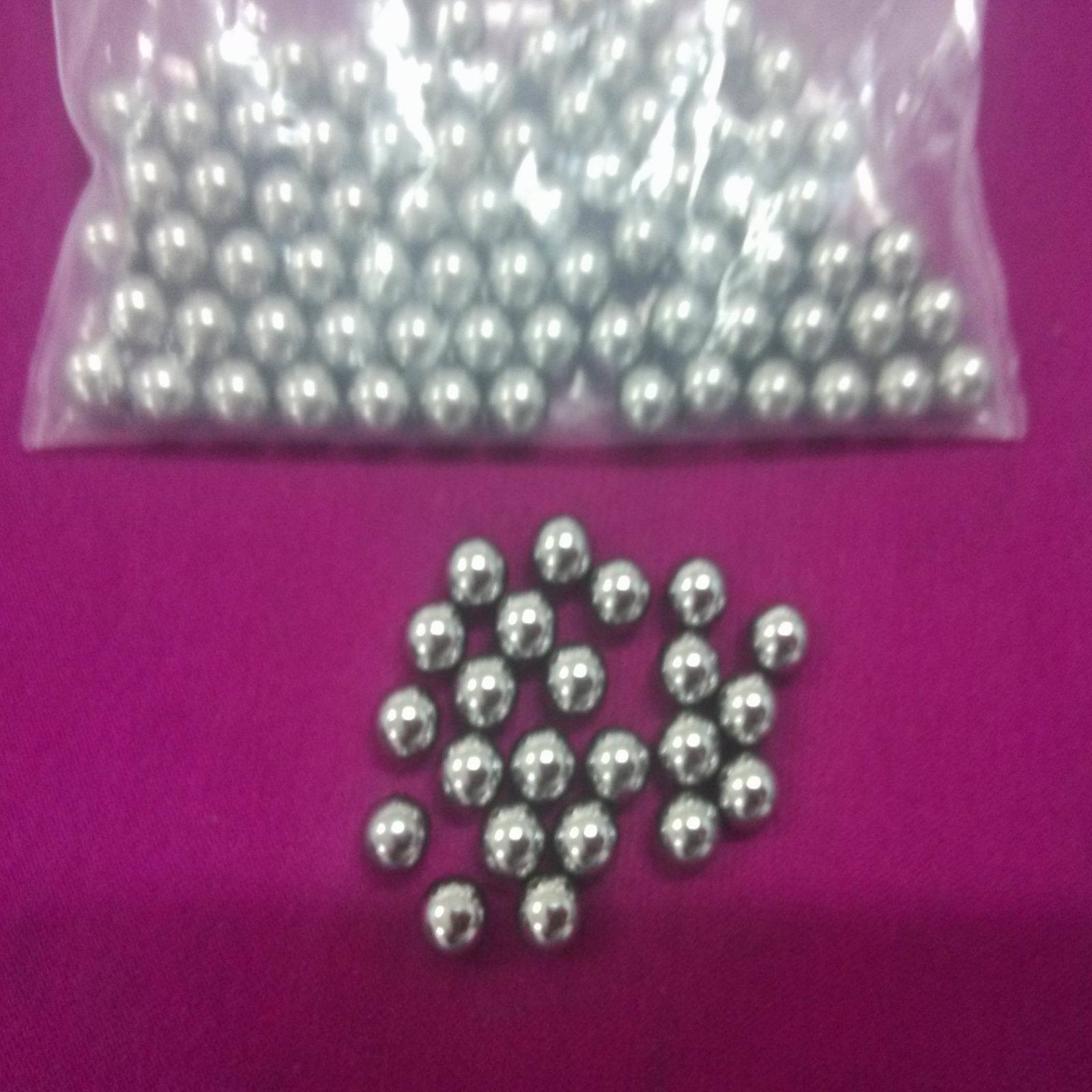 Polished Ball of Tungsten Carbide in Plastic Bag