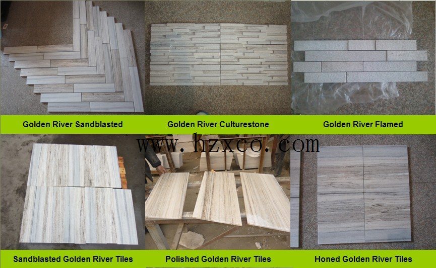 Golden River Marble, Wooden Marble, New Marble Product