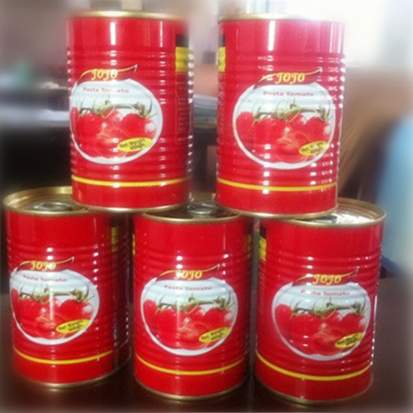 Natural Pure Canned Tomato Paste in Factory Sale