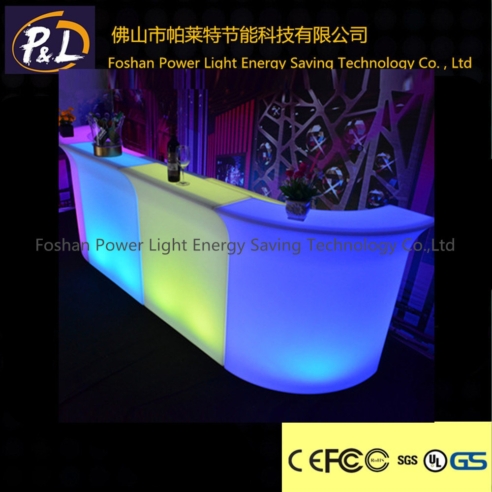 Modern Glowing Furniture LED Bar Counter