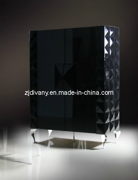 Modern Black Lacquer Cabinet (LS-546)