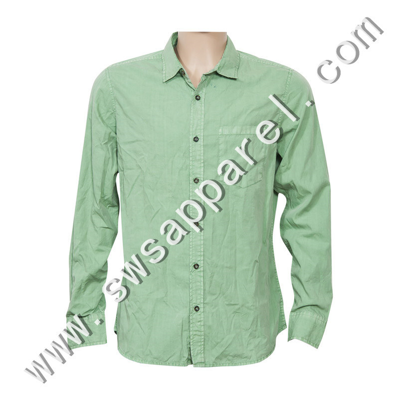 Custom Men's Casual Yarn Dyed Shirts