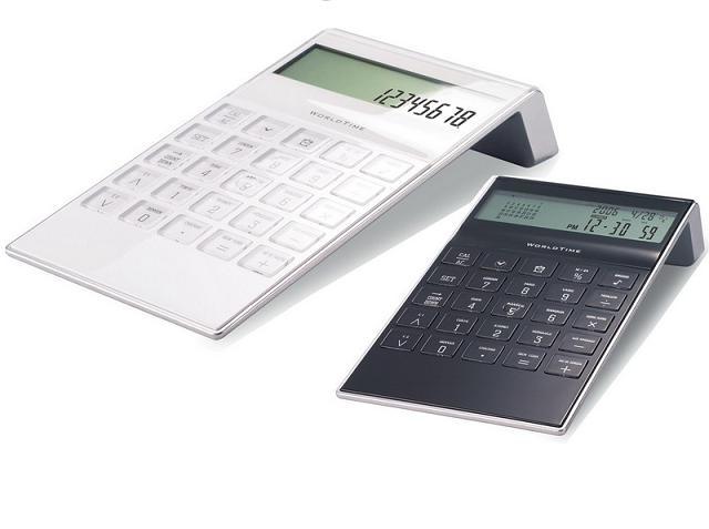 Desktop Calculator With World Time Calendar