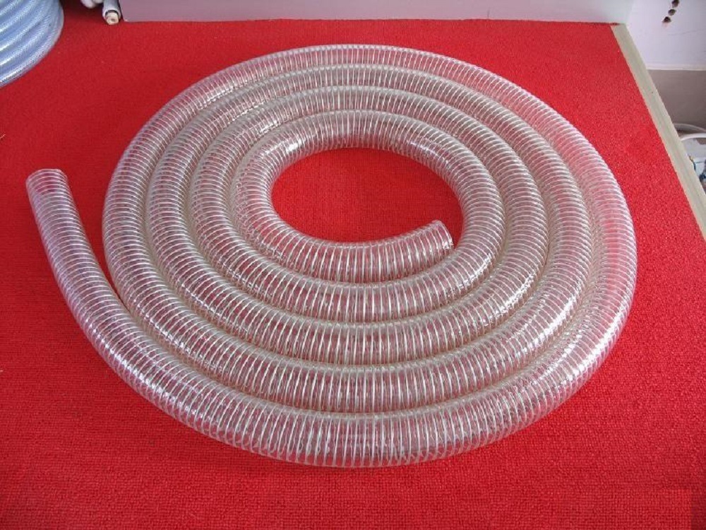 PVC Flexible Non-Smelly Steel Wire Industrial Spiral Pipe Water Hose
