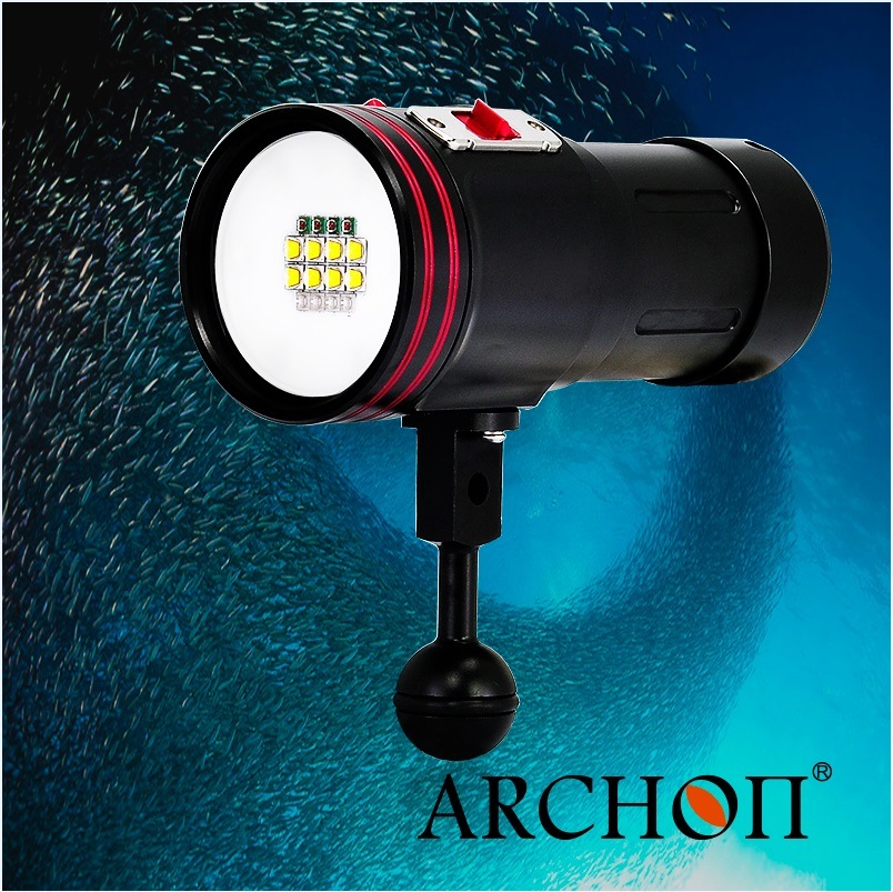 Archon New Model CREE Xm-L2 U2 5, 600lumens LED Underwater Photography Torch