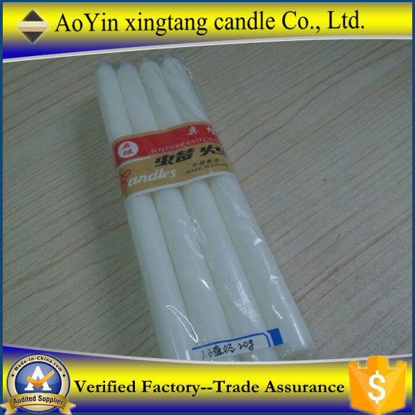 Handmade White Candles Export to Africa (cheap price)