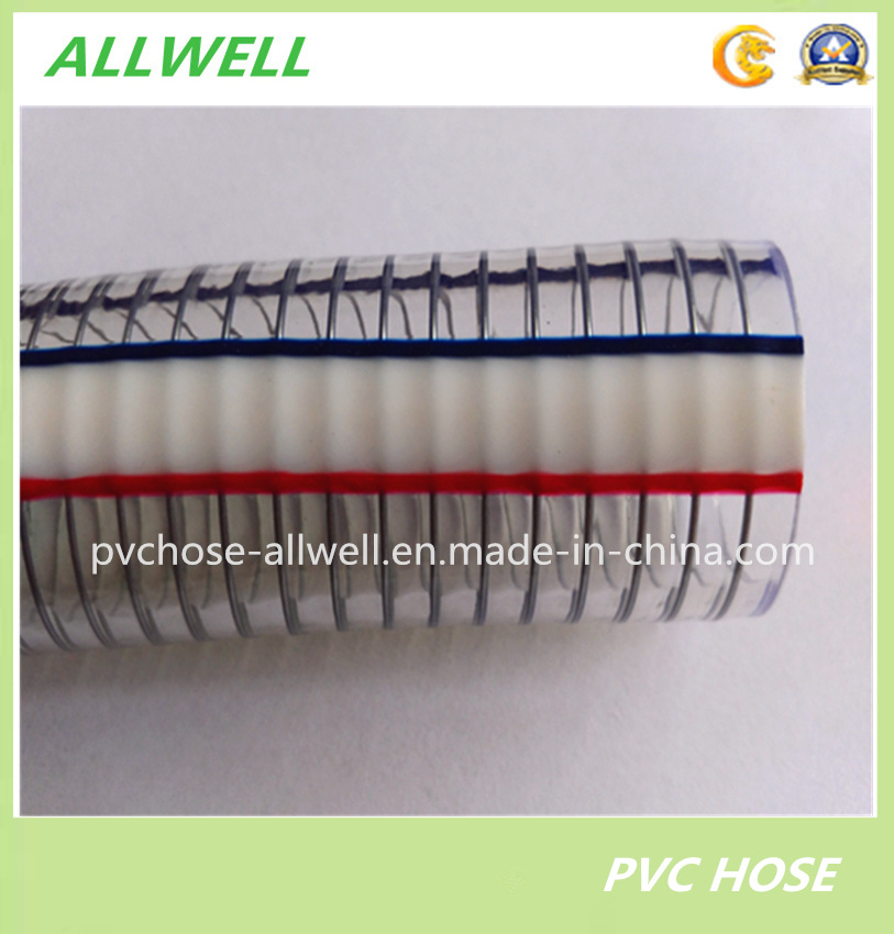 PVC Plastic Steel Wire Reinforced Water Spring Pipe Hose