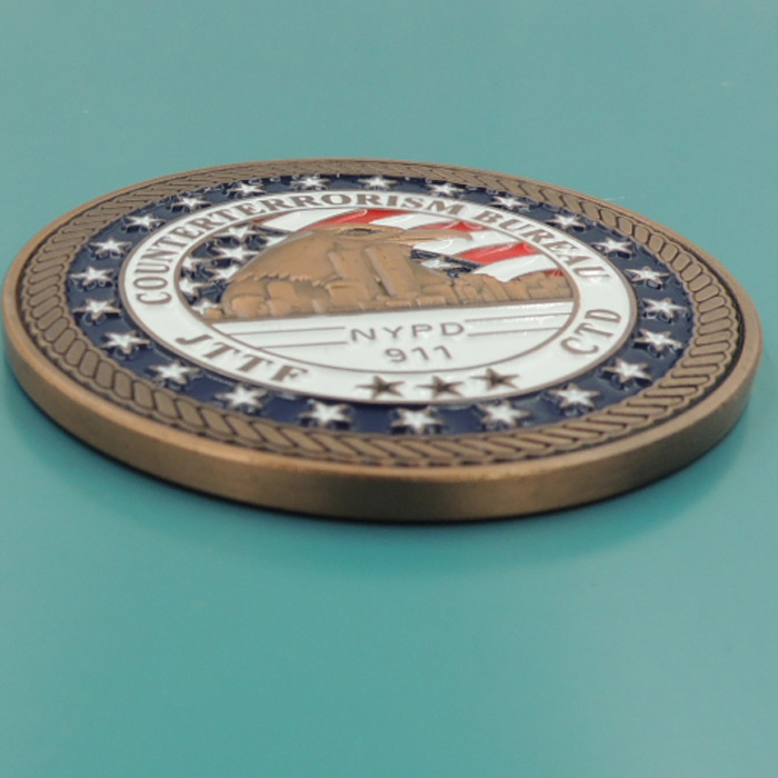 Custom Copper 3D Commemorative Coin (XD-SC001)