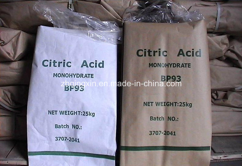 Food Additive Citric Acid Monohydrate / Citric Acid Anhydrous