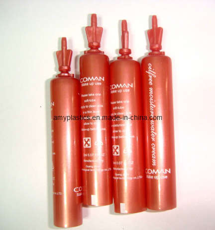 Red Tube for Eye Cream Packaging, Twist-off Tubes