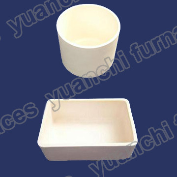 Furnace Accessories Ceramic Alumina Crucible for Aluminum Smelting Furnaces (YX4066)