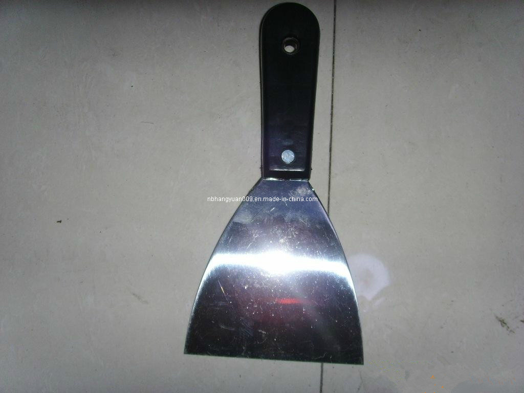 Builder Tooler- Putty Knife with Black Plastic Handle