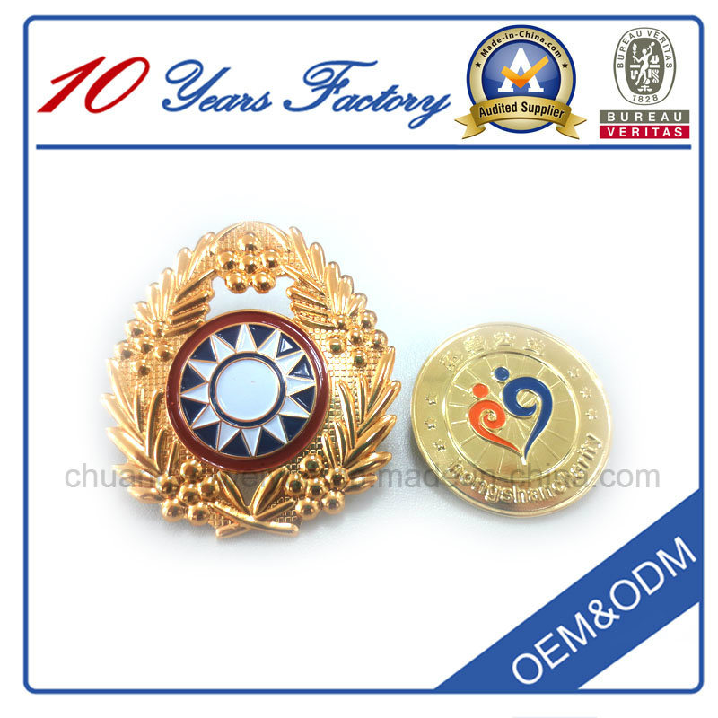 Factory Sale Custom Promotional Metal Badge