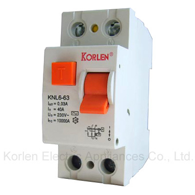 High Quality Residual Current Circuit Breaker Knl6-63 (F7)