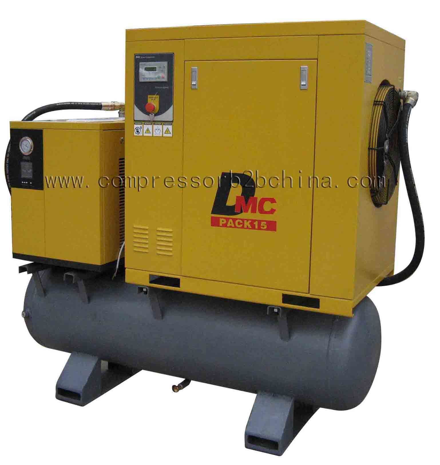 20HP Screw Air Compressor with Dryer
