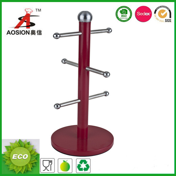 Decorative Stainless Steel Tea Cup Stand (FH-KTF02)