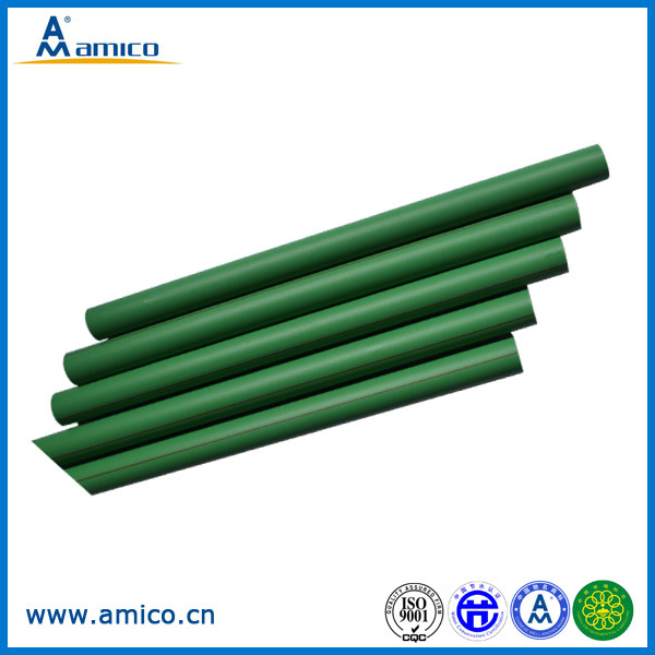 (A) Heat Resistant Plastic Pipe, DIN 8077 8078 PPR Pipe for Hot Water
