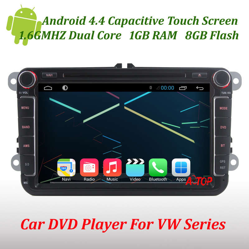 Auto Android 4.4 Car Video for VW Golf with GPS Navigation