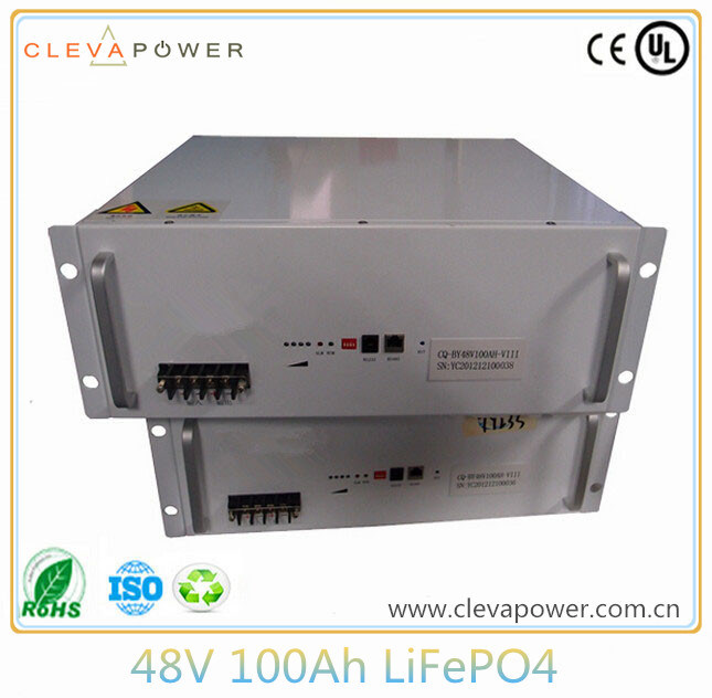 Hot Selling 48V 100ah LiFePO4 Battery Packs for Solar System