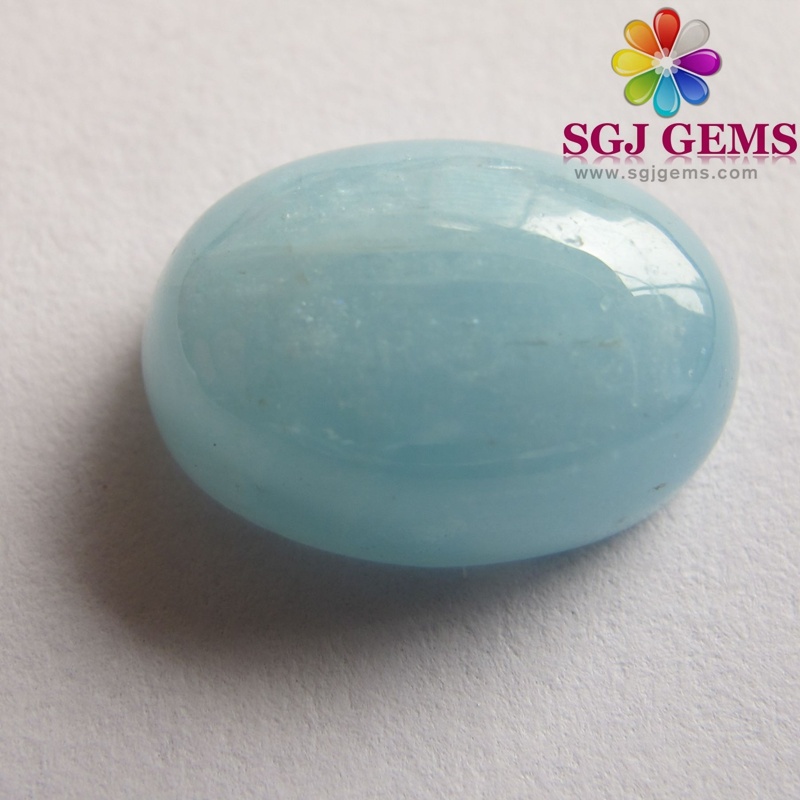Blue Jade Oval Cabochon Beads-Dyed Color Blue Jade Beads
